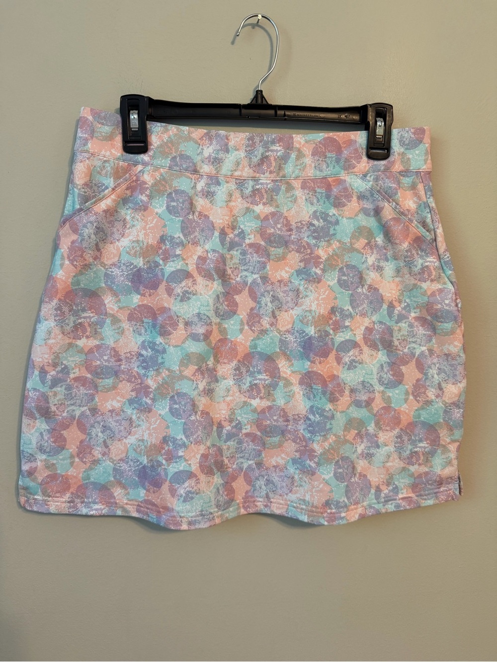 Peter Millar Performance Sport Skort UPF 50+ Pastel Dot Floral Golf Tennis L